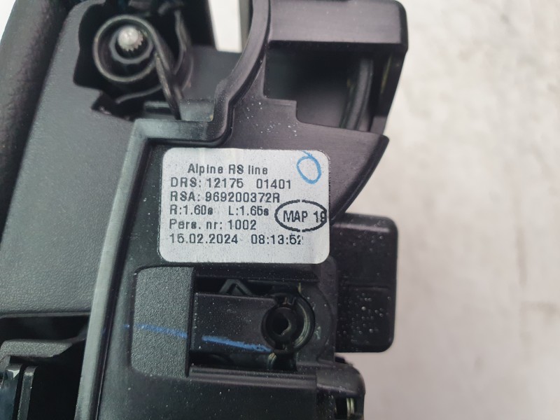 Recambio de apoyabrazos central para renault austral techno referencia OEM IAM 969207238R  