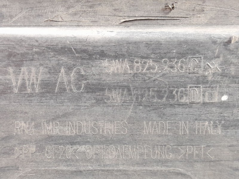 Recambio de cubrecarter para volkswagen t-roc (a11, d11) 2.0 tdi referencia OEM IAM 5WA825236  