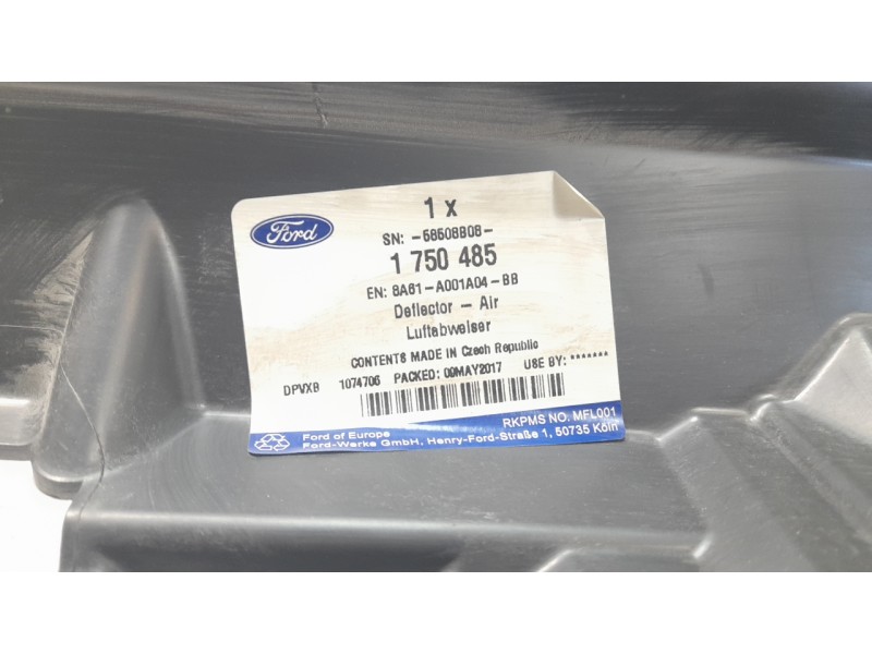 Recambio de calandra delantera de radiador para ford fiesta vi (cb1, ccn) 1.6 ti referencia OEM IAM 8A61A001A04B  