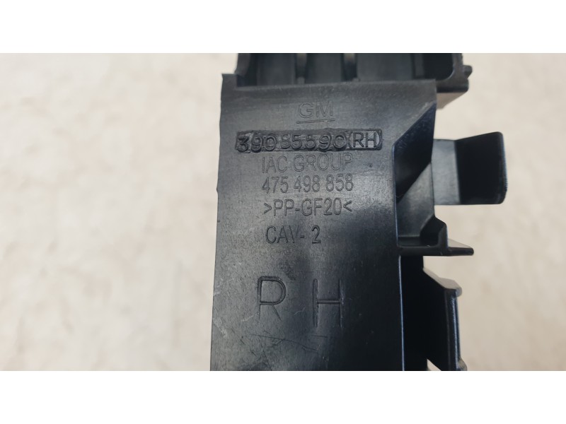 Recambio de soporte paragolpes trasero derecho para opel corsa e (x15) 1.2 (08, 68) referencia OEM IAM 39085590  