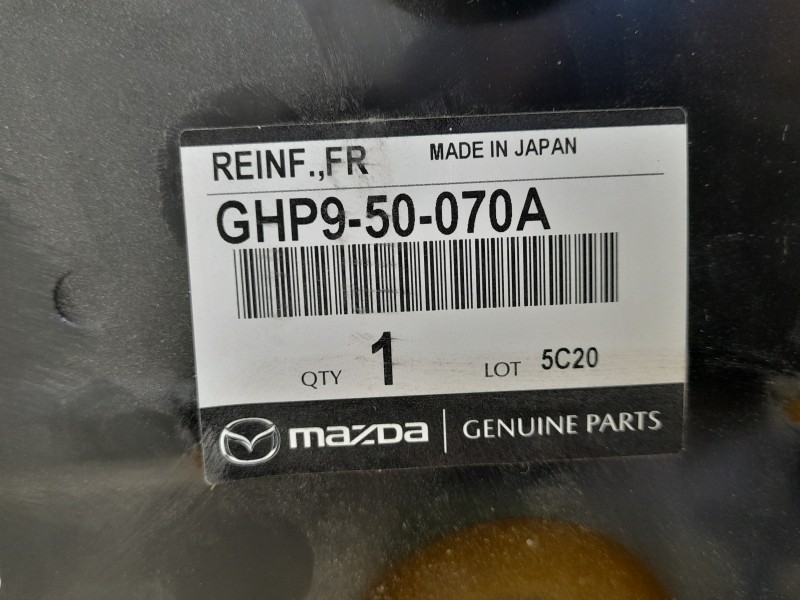 Recambio de refuerzo paragolpes delantero para mazda 6 lim. (gh)(.2012) 2.2 turbodiesel cat referencia OEM IAM GHP950070A  