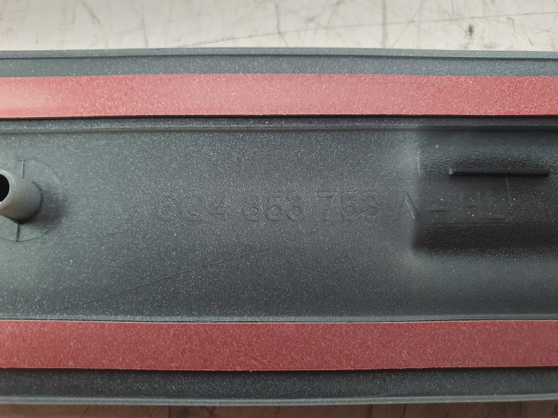 Recambio de moldura puerta trasera izquierda para volkswagen polo iv (9n_, 9a_) 1.9 tdi referencia OEM IAM 6Q4853753A  VG0211464