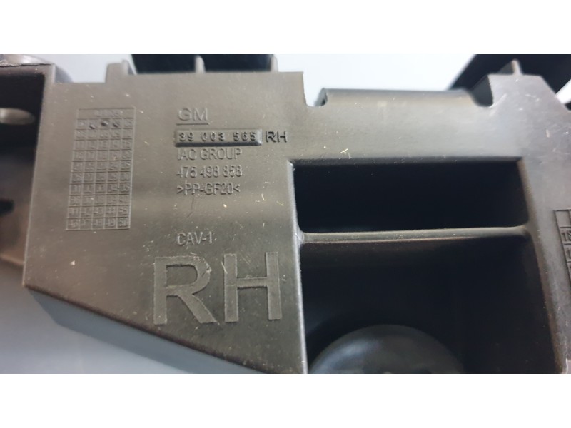 Recambio de soporte paragolpes delantero derecho para opel corsa e (x15) 1.4 turbo (08, 68) referencia OEM IAM 39059837  