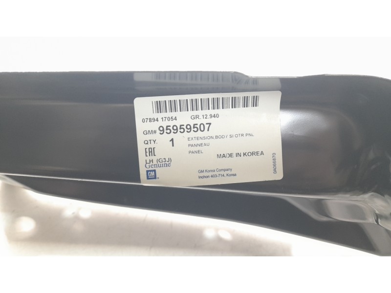 Recambio de panel trasero para chevrolet cruze (j300) 1.6 referencia OEM IAM 95959507  