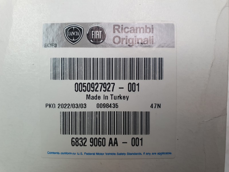 Recambio de moldura para fiat tipo sedán (356_, 357_) 1.4 (356sxa1b) referencia OEM IAM 0050927927 68329060AA 