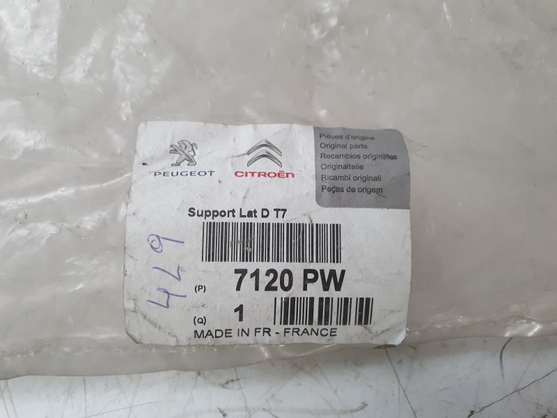 Recambio de soporte paragolpes delantero derecho para peugeot 308 i (4a_, 4c_) 1.4 16v referencia OEM IAM 7120PW 9680406380 , 96