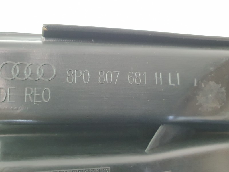 Recambio de rejilla paragolpes izquierda para audi a3 sportback (8pa) 2.0 tfsi quattro referencia OEM IAM 8P0807681H9B9  