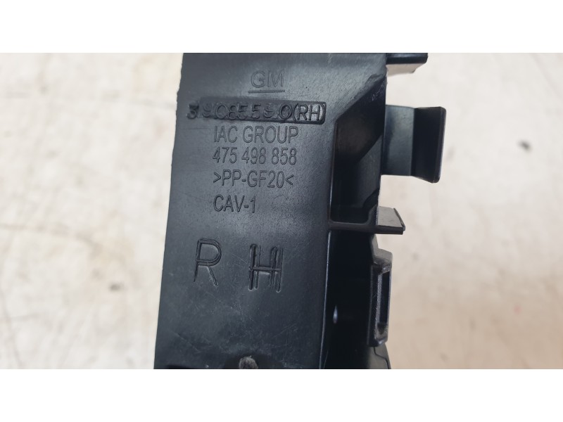 Recambio de soporte paragolpes trasero izquierdo para opel corsa e (x15) 1.4 turbo (08, 68) referencia OEM IAM 475498858  