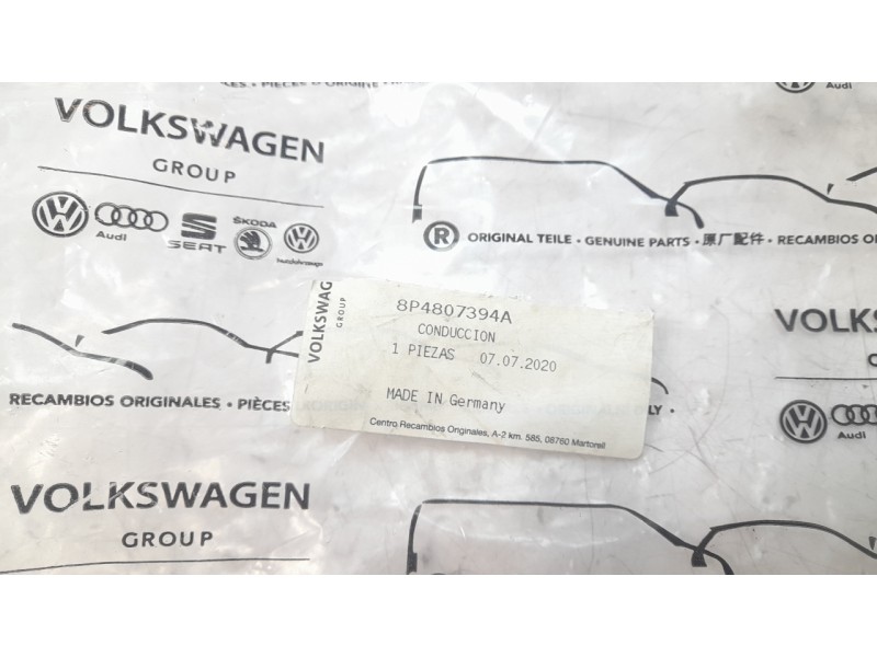 Recambio de soporte paragolpes trasero derecho para audi a3 (8p1) 2.0 tdi 16v referencia OEM IAM 8P4807394A  