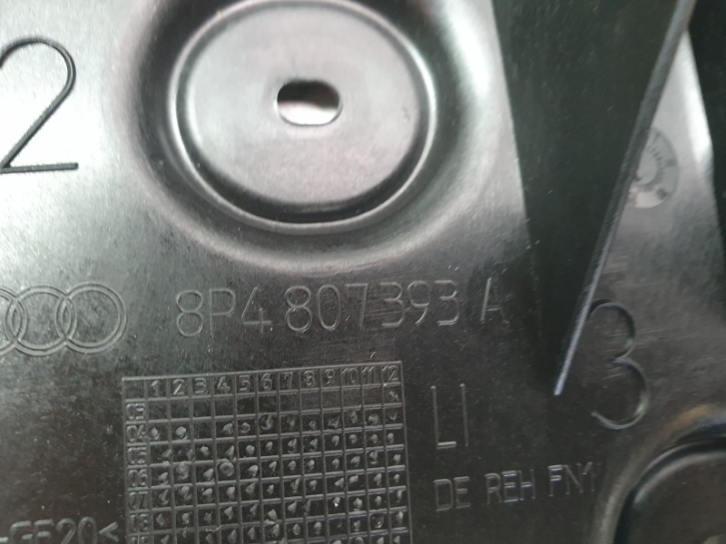 Recambio de soporte paragolpes trasero izquierdo para audi a3 (8p1) 2.0 tdi 16v referencia OEM IAM 8P4807393A  