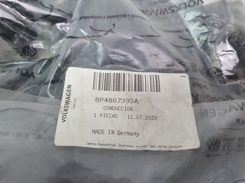 Recambio de soporte paragolpes trasero izquierdo para audi a3 (8p1) 2.0 tdi 16v referencia OEM IAM 8P4807393A  