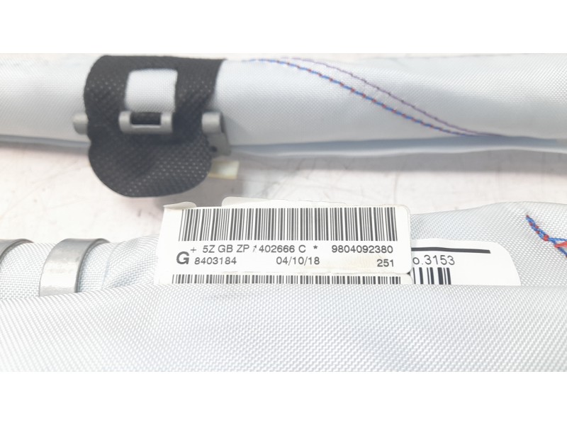 Recambio de airbag cortina delantero izquierdo para peugeot 2008 i (cu_) 1.2 thp 110 / puretech 110 referencia OEM IAM 980409238