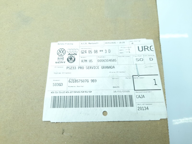 Recambio de retrovisor izquierdo para seat ibiza (6j5) referencia OEM IAM 6J1857507G9B9 1052124018 1052124018 , ST0357334 , 2728