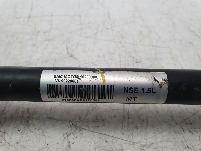 Recambio de transmision delantera izquierda para mg zs suv (azs1) 1.5 vti referencia OEM IAM 10233396  