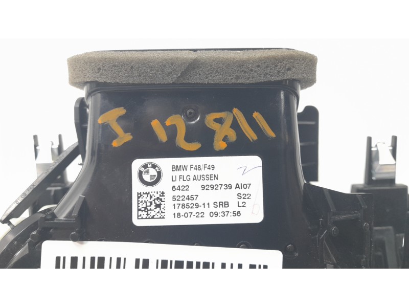 Recambio de aireador izquierdo para bmw x2 (f39) xdrive 20i referencia OEM IAM 64229292739  