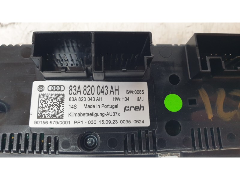 Recambio de mando climatizador para audi q3 sportback (f3n) 40 tdi quattro referencia OEM IAM 83A820043AH  