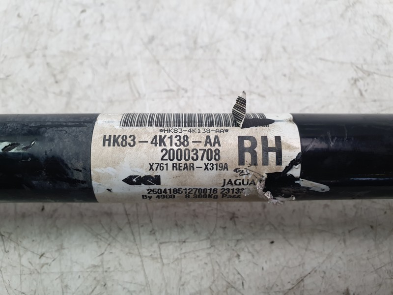 Recambio de transmision trasera derecha para land rover range rover velar 2.0 turbo cat referencia OEM IAM HK834K138AA  T97198 ,