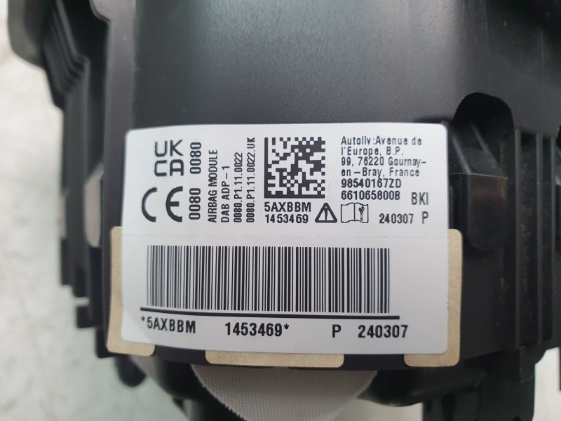 Recambio de kit airbag para peugeot 208 (p2) active referencia OEM IAM 98615805ZE  