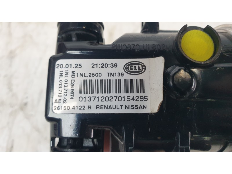 Recambio de faro antiniebla derecho para nissan juke (f16_) dig-t 117 referencia OEM IAM 261504122R  13018552