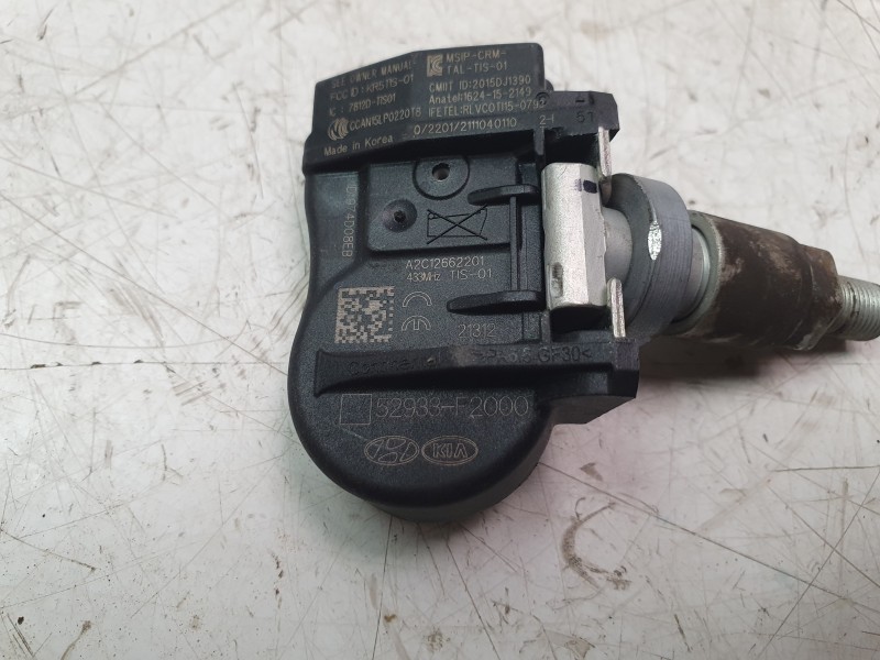 Recambio de sensor para hyundai kona 1.0 tgdi cat referencia OEM IAM 52933F2000  