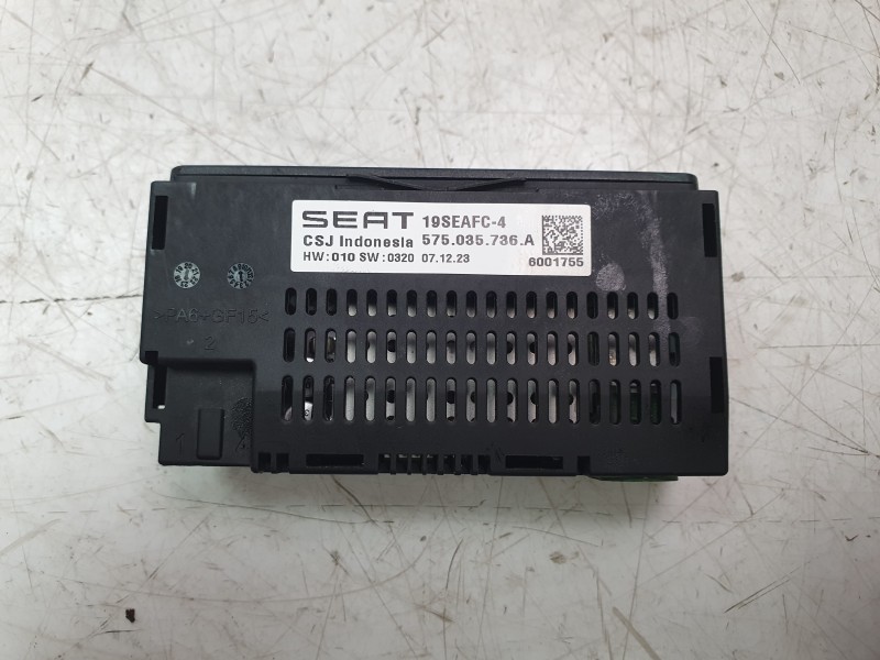 Recambio de modulo electronico para seat ibiza v (kj1, kjg) 1.0 tsi referencia OEM IAM 575035736A  