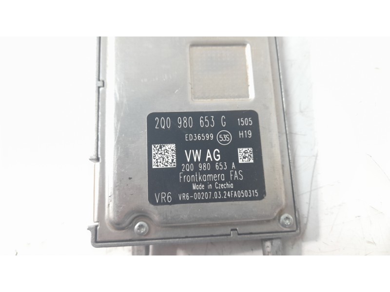 Recambio de camara vision frontal para seat ibiza v (kj1, kjg) 1.0 tsi referencia OEM IAM 2Q0980653  