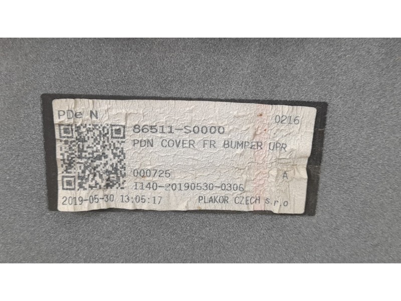 Recambio de paragolpes delantero para hyundai i30 (pde, pd, pden) 2.0 n referencia OEM IAM 86511S0000  