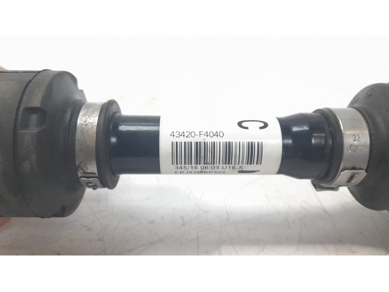 Recambio de transmision delantera izquierda para toyota c-hr (_x1_) 1.8 hybrid (zyx10_, zyx11_) referencia OEM IAM 43420F4040 TO