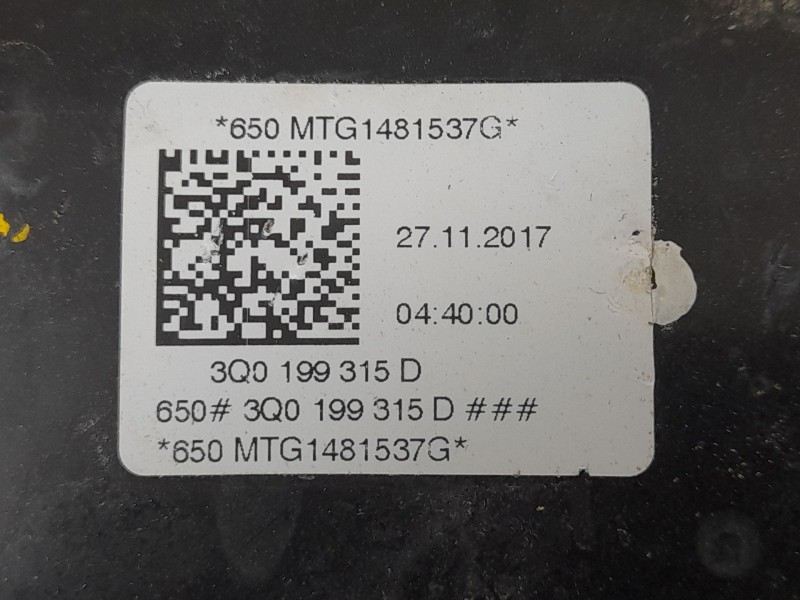 Recambio de puente delantero para volkswagen tiguan (ad1, ax1) 1.4 tsi referencia OEM IAM 3Q0199315D  