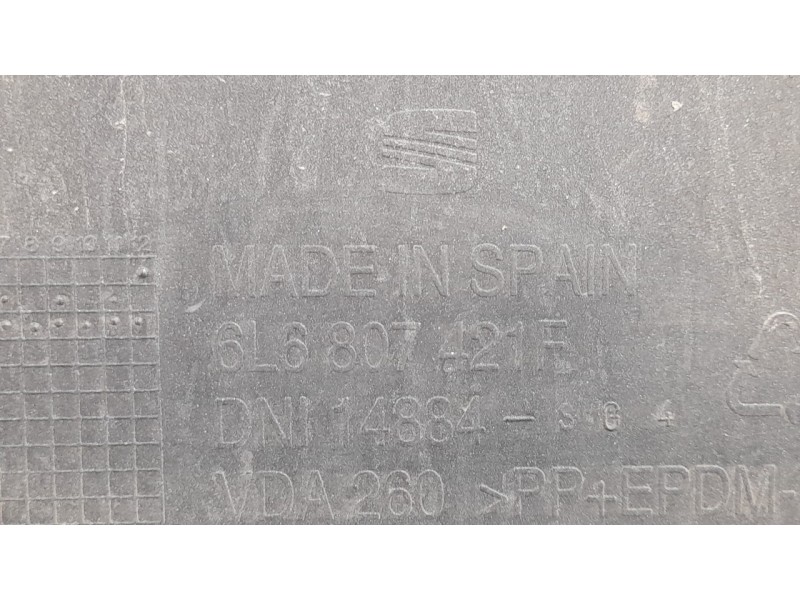 Recambio de paragolpes trasero para seat ibiza (6l1) referencia OEM IAM 6L6807421F 107212210 107212210 , ST0331051