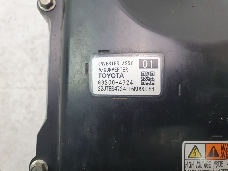 Recambio de inversor para toyota c-hr (_x1_) 1.8 hybrid (zyx10_, zyx11_) referencia OEM IAM G920049136  