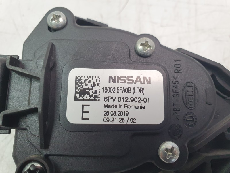 Recambio de potenciometro pedal para nissan micra v (k14) 1.0 ig-t 100 referencia OEM IAM 180025FA0B  