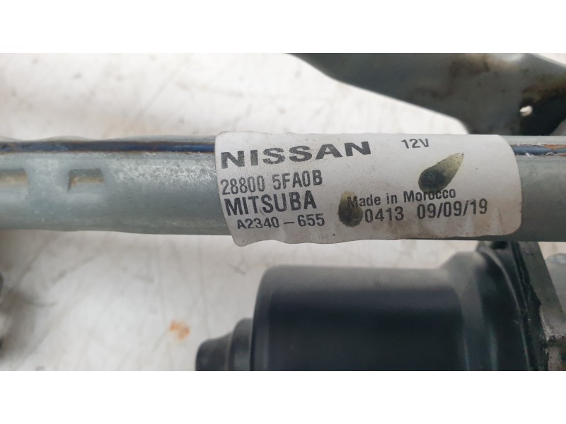 Recambio de motor limpia delantero para nissan micra v (k14) 1.0 ig-t 100 referencia OEM IAM 288005FA0B  