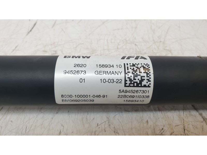 Recambio de transmision central delantera para bmw serie x3 (g01) xdrive 20d referencia OEM IAM 15893410  9452673  