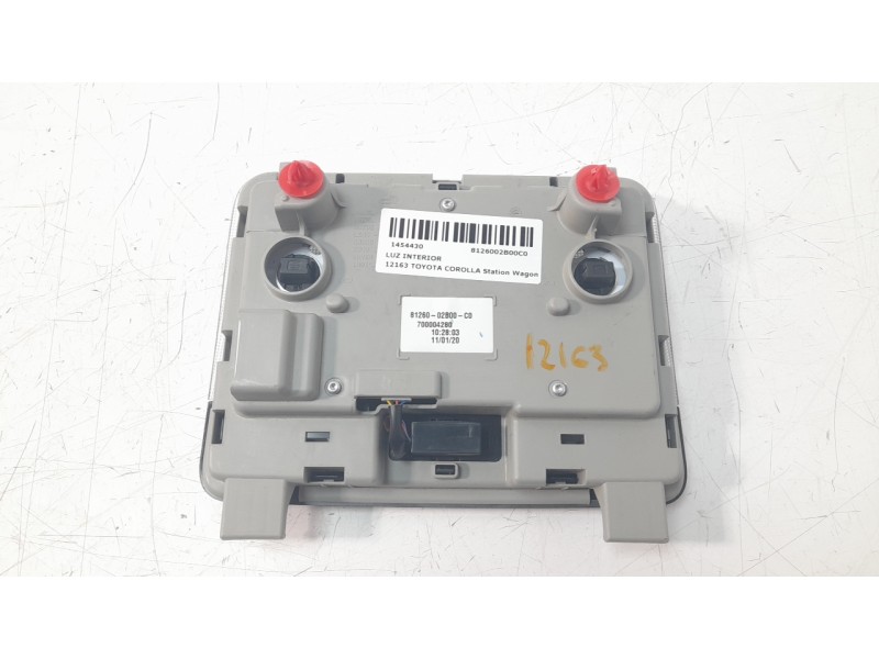 Recambio de luz interior para toyota corolla station wagon (_e21_) 2.0 hybrid (mzeh12) referencia OEM IAM 8126002B00C0  