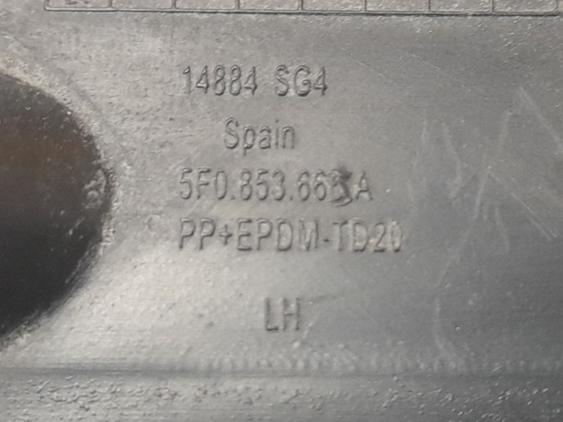 Recambio de rejilla paragolpes izquierda para seat leon (5f1) 1.6 tdi referencia OEM IAM 5F0853665A9B9 107213316 107213316 , ST4