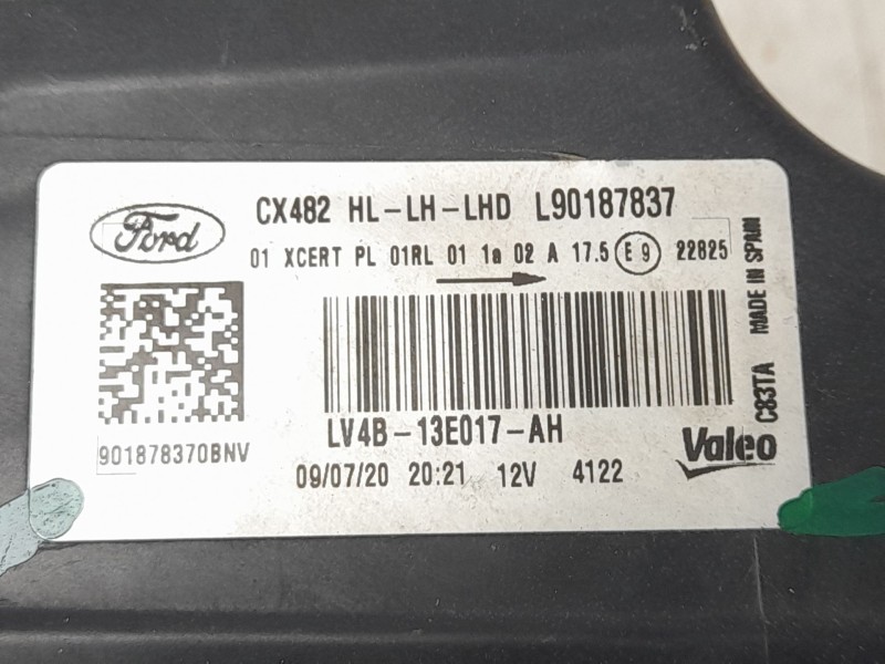 Recambio de faro izquierdo para ford kuga titanium referencia OEM IAM LV4B13E017AH  