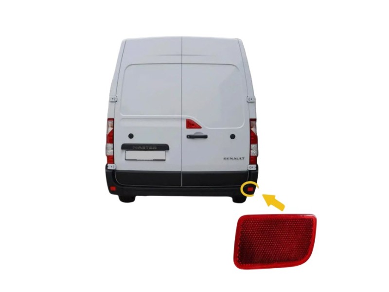 Recambio de piloto trasero derecho paragolpes para renault master ii ph. 2 pritsche/fgst referencia OEM IAM 265603083R 103F18160
