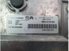 Recambio de centralita motor uce para opel crossland x / crossland (p17, p2qo) 1.2 (75) referencia OEM IAM 9851418180   2