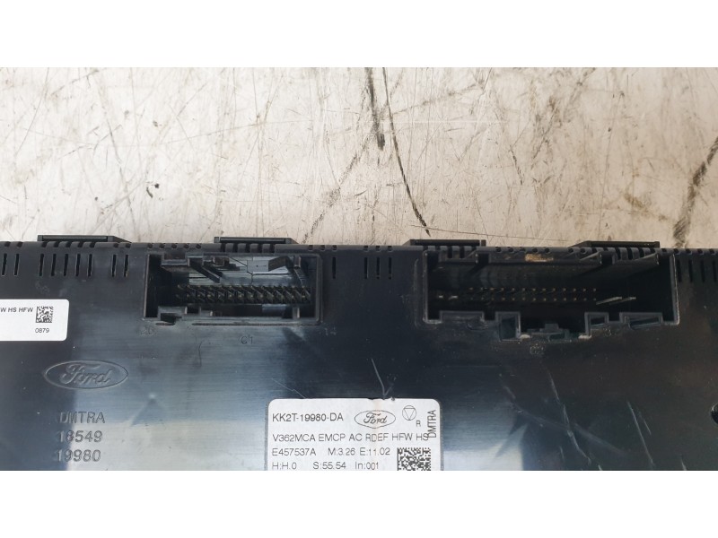 Recambio de mando climatizador para ford tourneo custom v362 autobús (f3) 2.0 ecoblue mhev referencia OEM IAM KK2T19980DA  