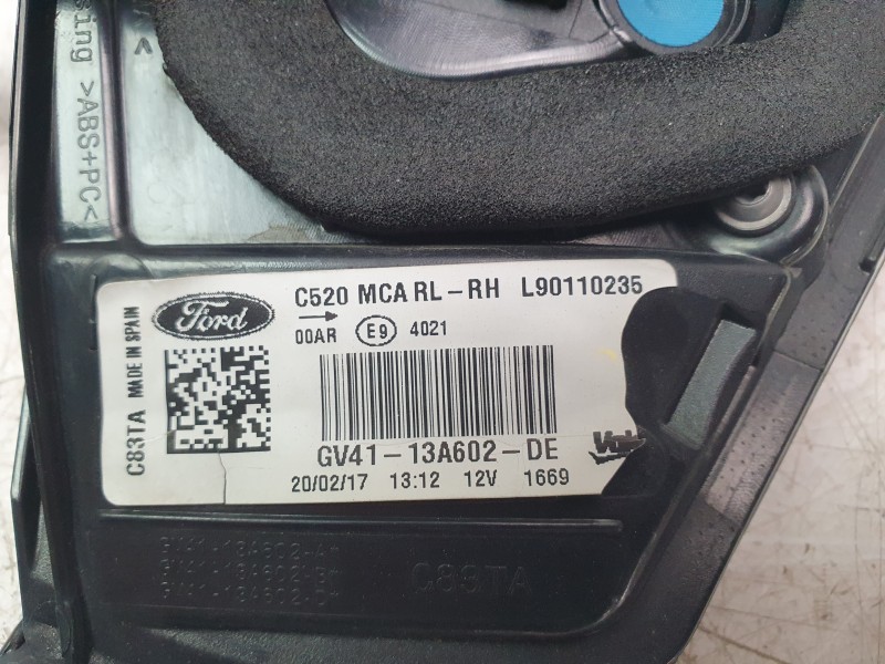 Recambio de piloto trasero derecho interior para ford kuga ii (dm2) 1.5 ecoboost referencia OEM IAM GV4113A602DE L90110235 16018