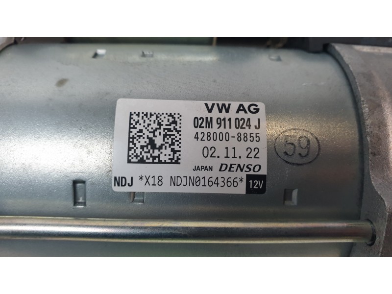 Recambio de motor arranque para volkswagen t-cross (c11, d31) 1.0 tsi referencia OEM IAM 02M911024J  ARF450501 / 4280008854