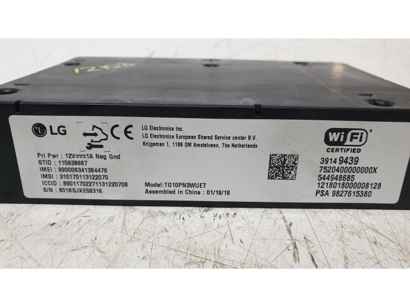 Recambio de modulo electronico para opel crossland x / crossland (p17, p2qo) 1.2 (75) referencia OEM IAM 9827615380 544948685 , 