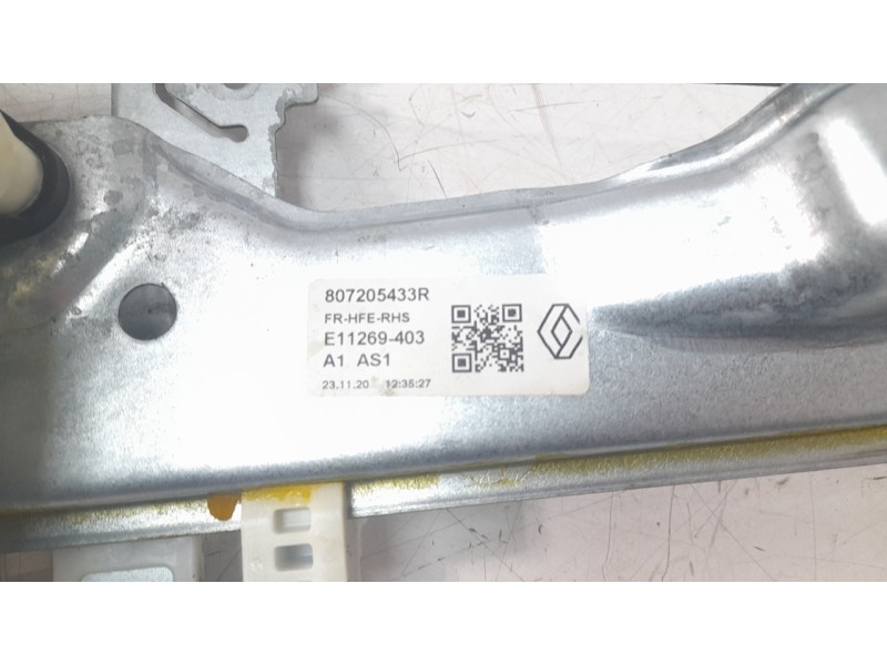 Recambio de elevalunas delantero derecho para renault kadjar (ha_, hl_) 1.5 blue dci 115 referencia OEM IAM 807205433  115238
