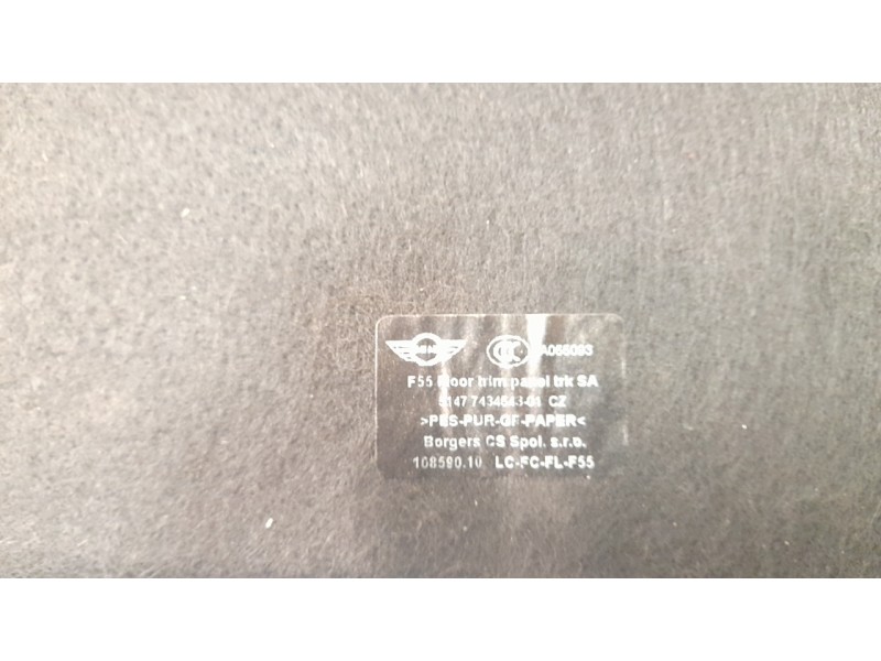 Recambio de bandeja trasera para mini mini (f55) cooper d referencia OEM IAM 5147743454301  