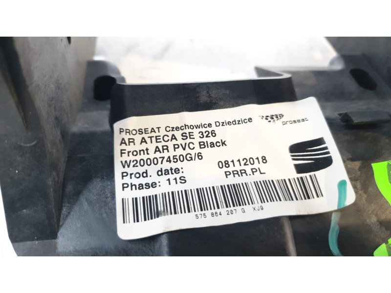 Recambio de apoyabrazos central para cupra ateca (kh7, khp, kbp) 2.0 tsi 4drive referencia OEM IAM 565864273  