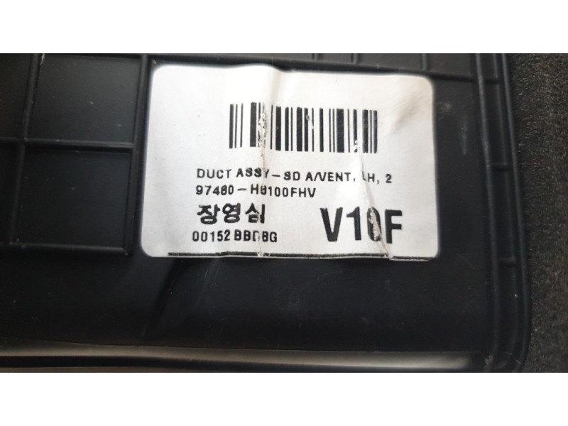 Recambio de aireador izquierdo para kia stonic (yb) 1.0 t-gdi eco-dynamics+ referencia OEM IAM 97480H8100FHV  