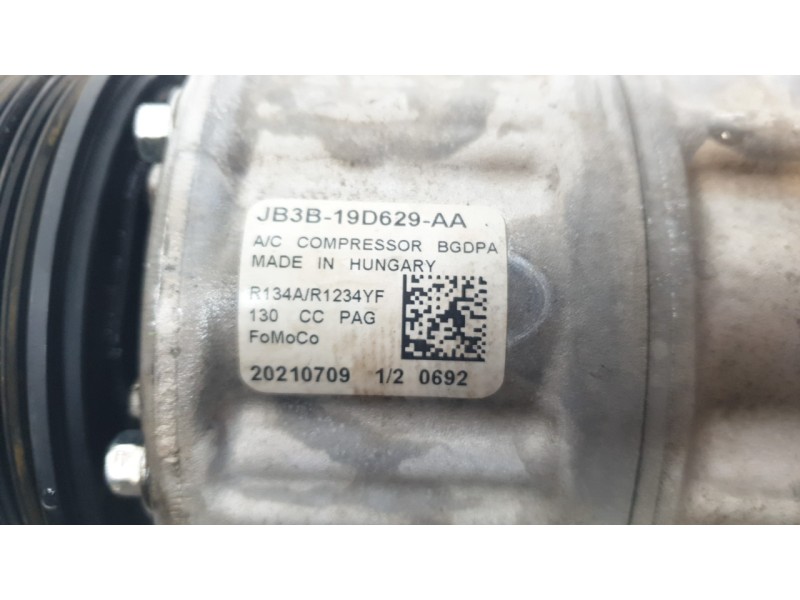 Recambio de compresor aire acondicionado para ford ranger (tke) 2.0 ecoblue 4x4 referencia OEM IAM JB3B19D629AA  CAF510227