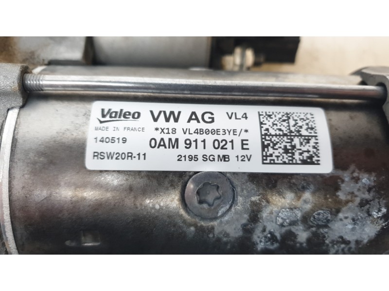 Recambio de motor arranque para seat arona (kj7, kjp) 1.6 tdi referencia OEM IAM 0AM911021E  S54149 , ARF780251