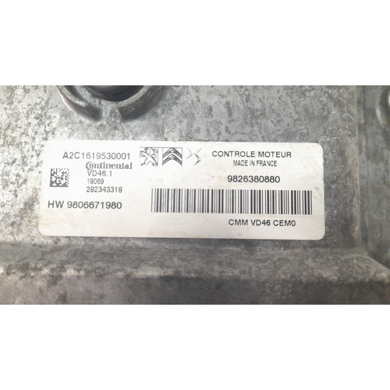 Recambio de centralita motor uce para opel crossland x / crossland (p17, p2qo) 1.2 (75) referencia OEM IAM 16164516  